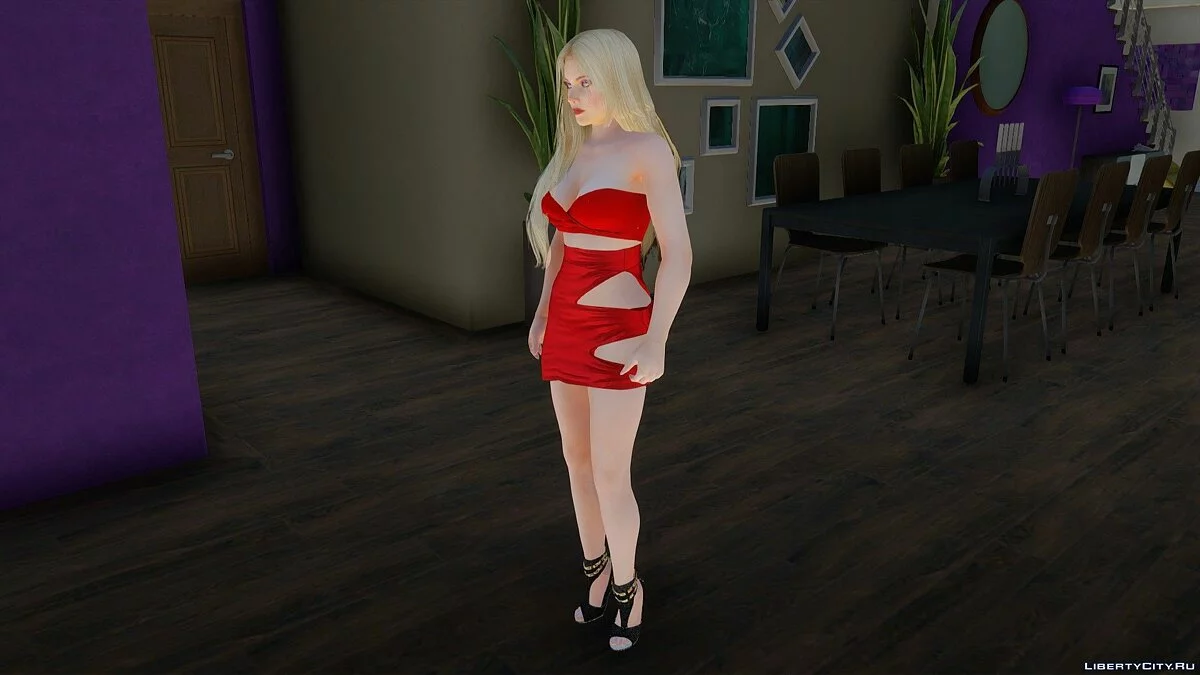 Хелена Дуглас в красном платье / GTA San Andreas
