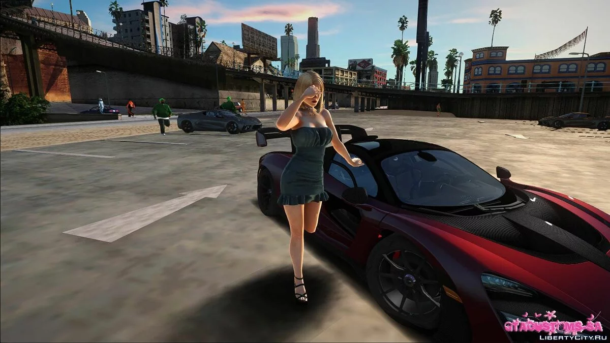 Хелена Дуглас в повседневной одежде v22 / GTA San Andreas