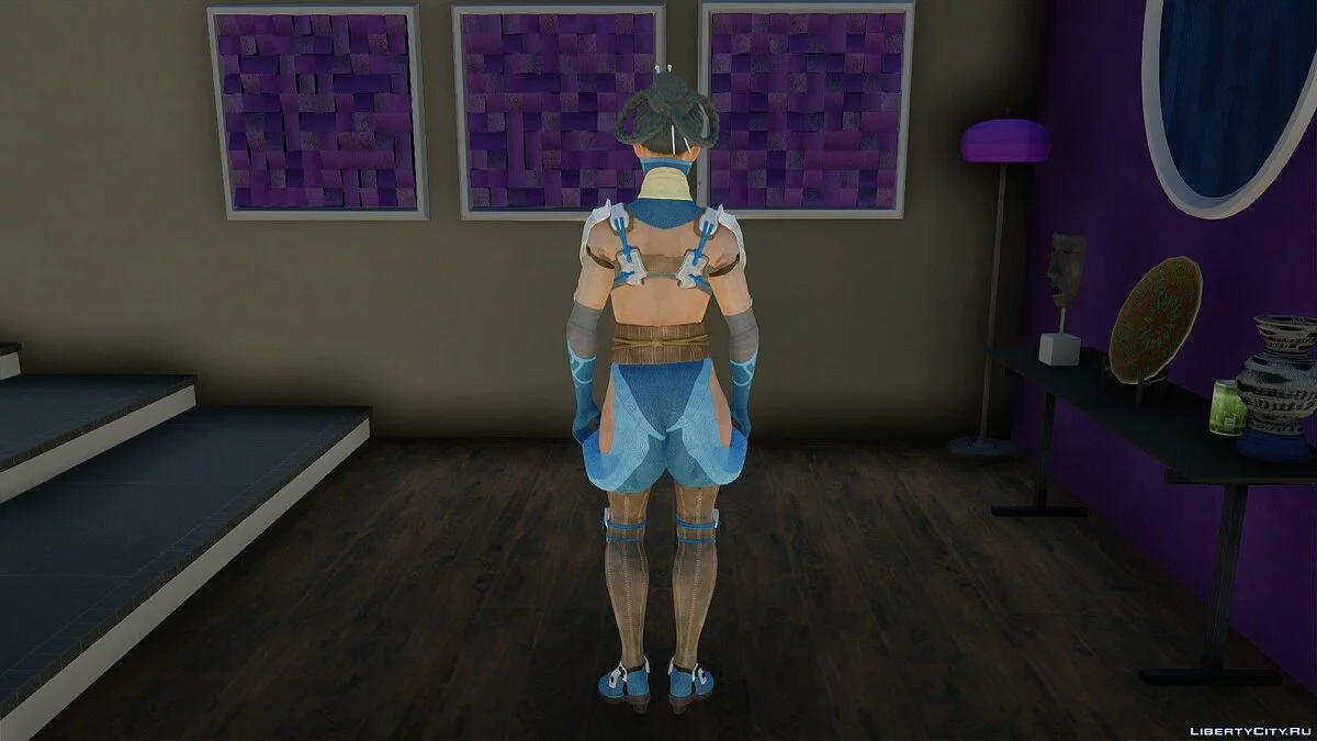 Китана из Mortal Kombat X / GTA San Andreas