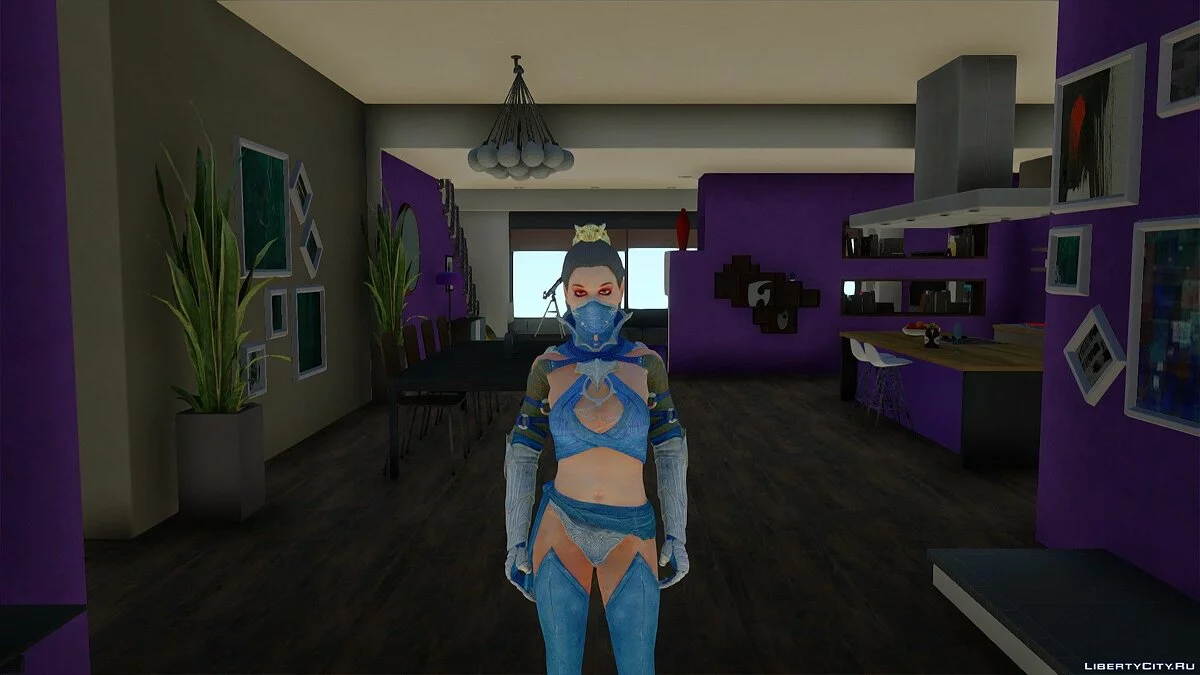 Китана из Mortal Kombat X / GTA San Andreas