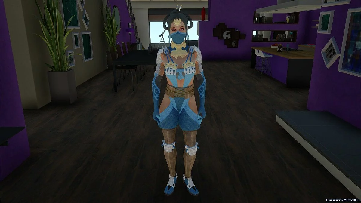 Китана из Mortal Kombat X / GTA San Andreas