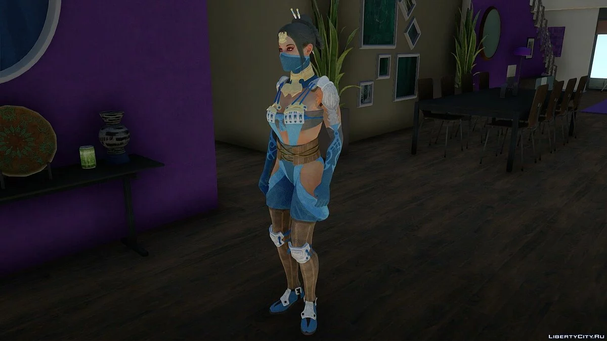 Китана из Mortal Kombat X / GTA San Andreas