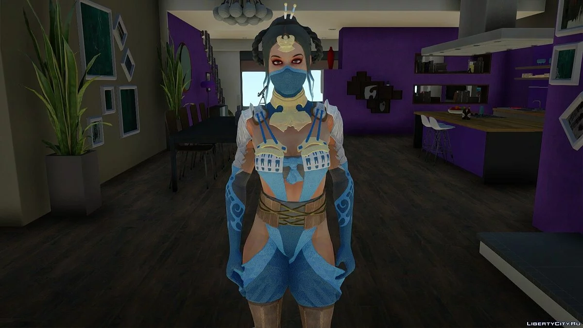 Китана из Mortal Kombat X / GTA San Andreas