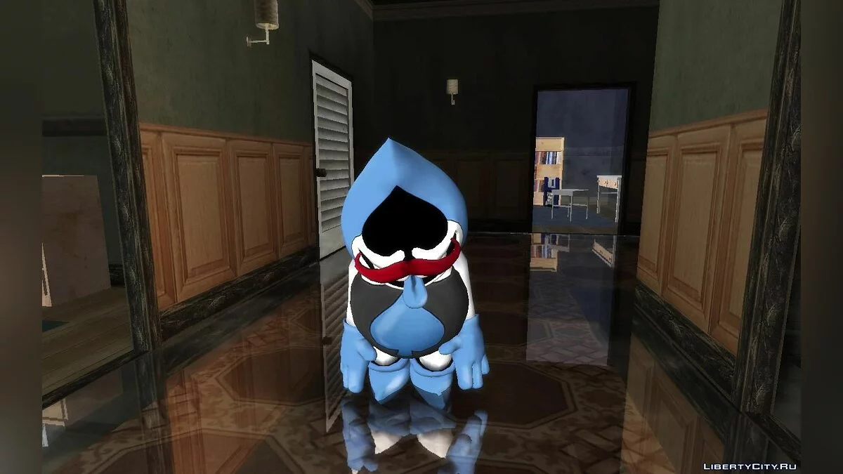 Лансер из игры Deltarune / GTA San Andreas