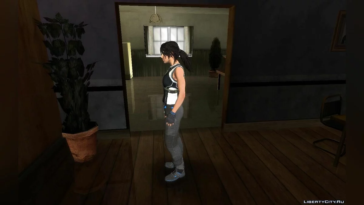 Лара из игры Tomb Raider / GTA San Andreas