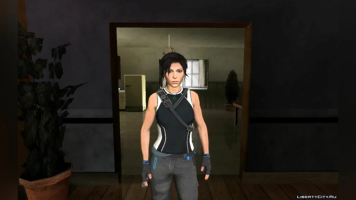 Лара из игры Tomb Raider / GTA San Andreas
