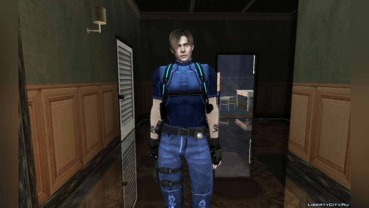 Скачать Леон из Resident Evil 4 для GTA San Andreas