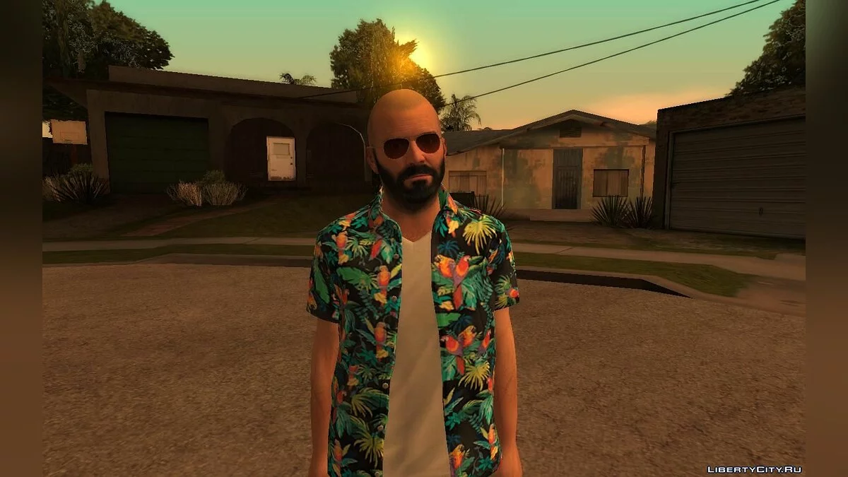 Майкл де Санта в стиле Макса Пэйна / GTA San Andreas