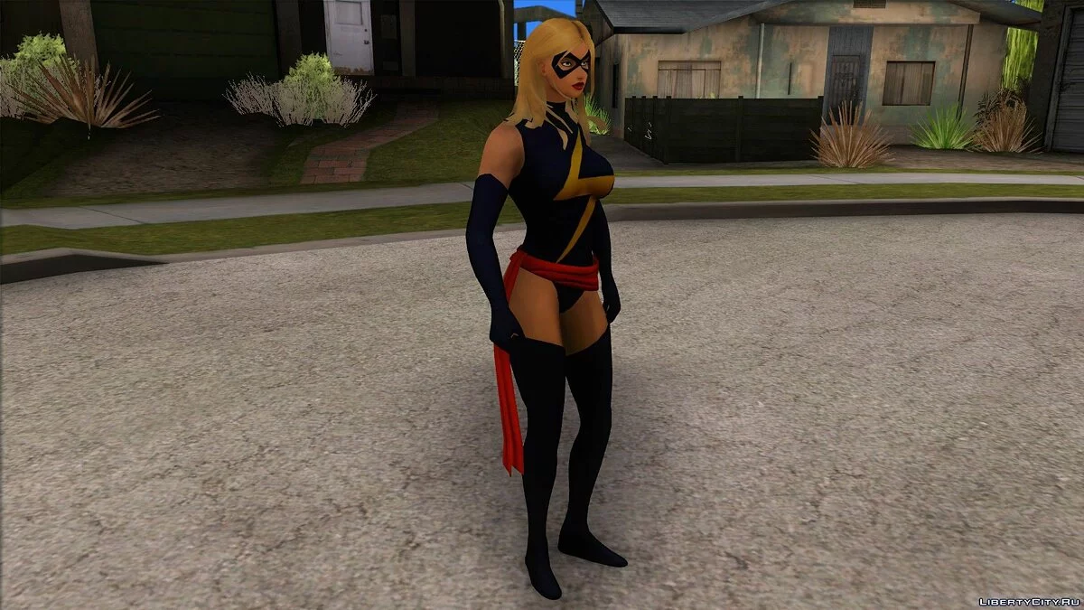 Мисс Марвел из Marvel Heroes / GTA San Andreas