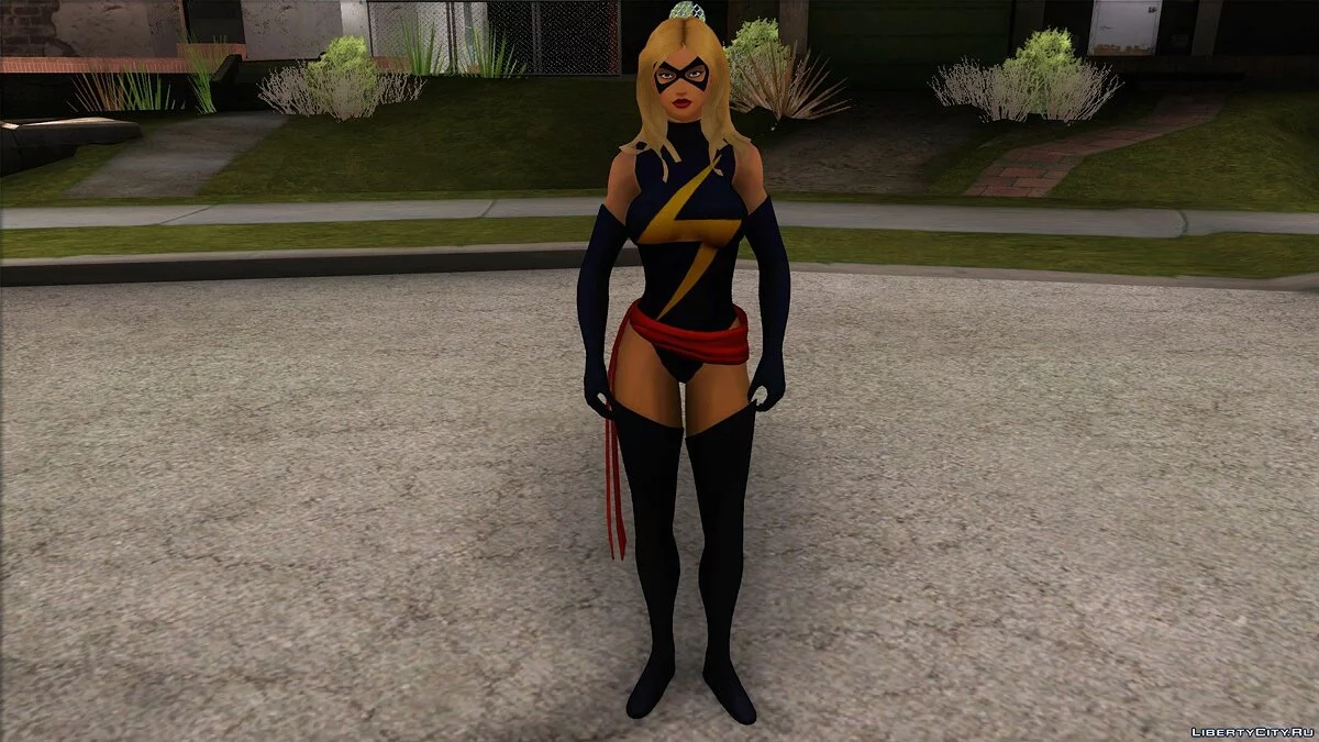 Мисс Марвел из Marvel Heroes / GTA San Andreas