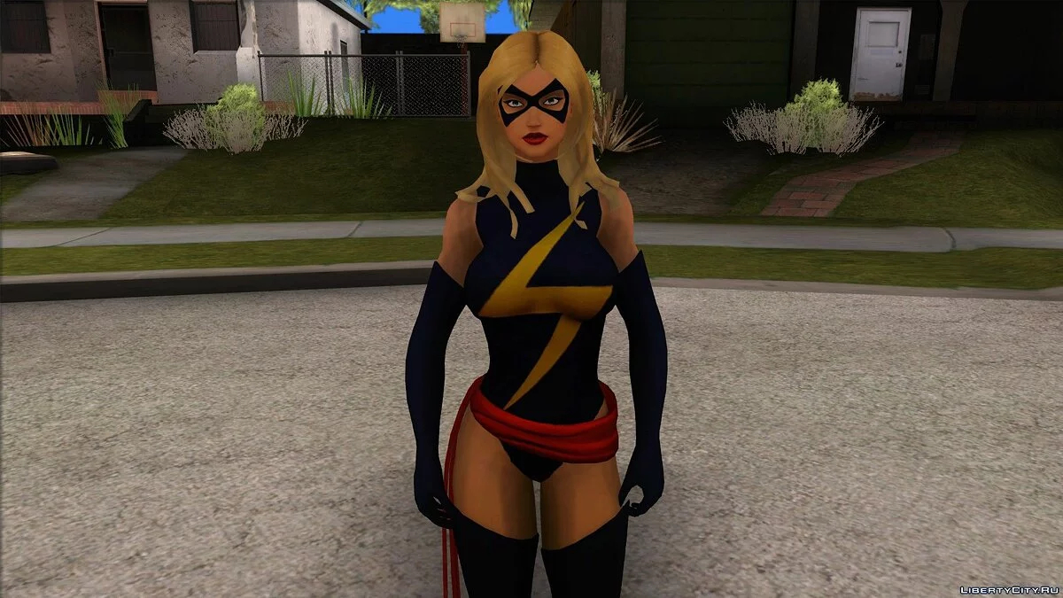 Мисс Марвел из Marvel Heroes / GTA San Andreas