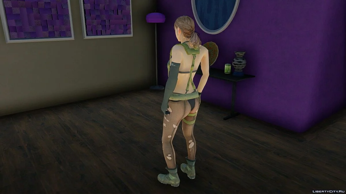 Молчунья из Metal Gear Solid V The Phantom Pain / GTA San Andreas