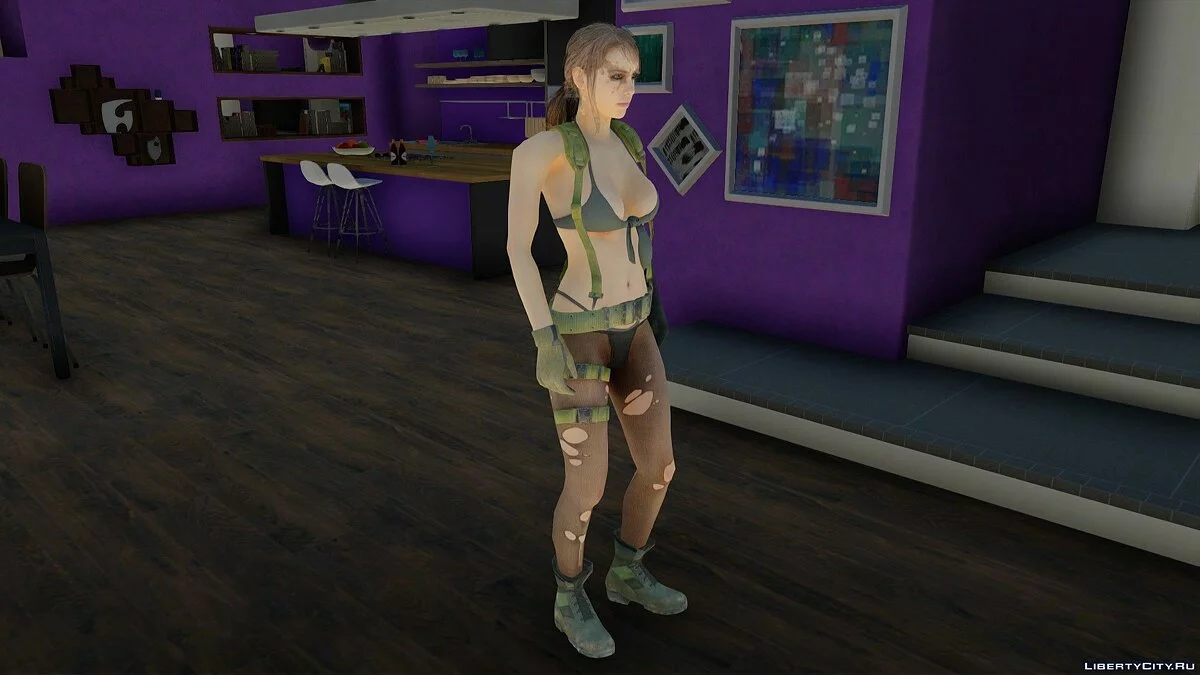 Молчунья из Metal Gear Solid V The Phantom Pain / GTA San Andreas