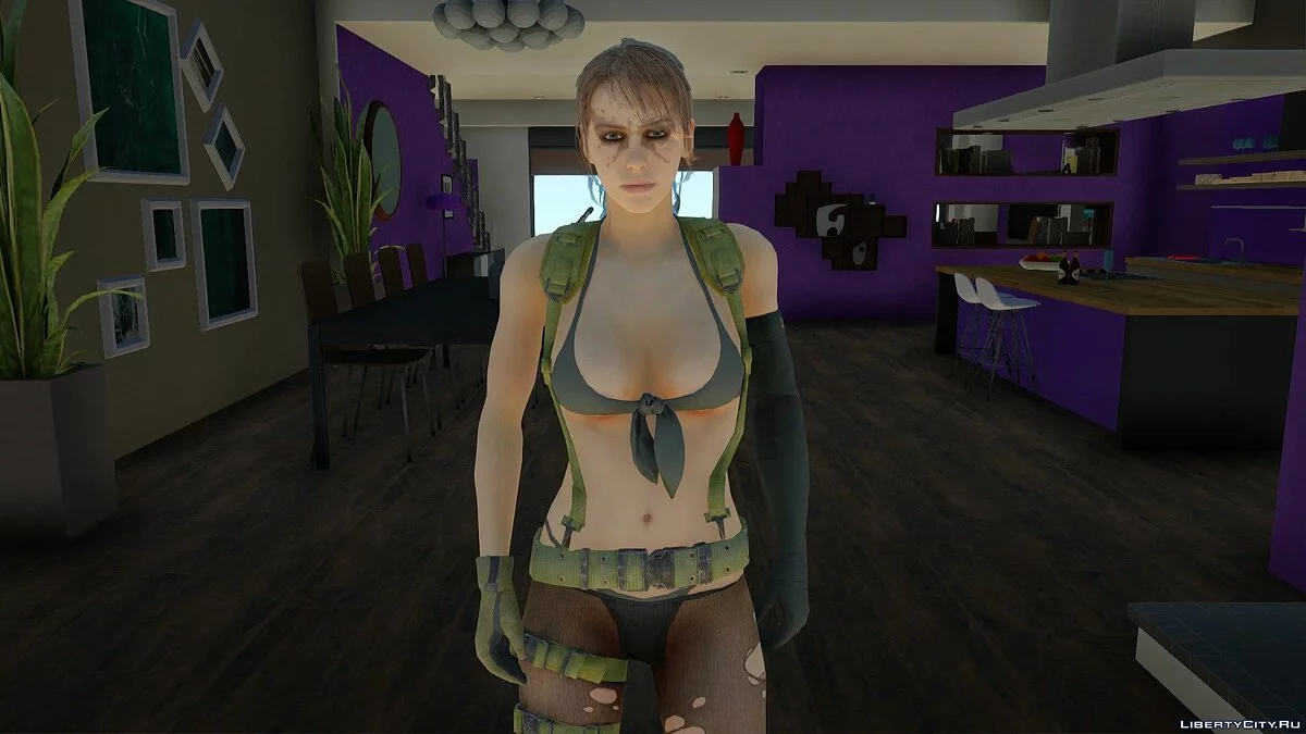 Молчунья из Metal Gear Solid V The Phantom Pain / GTA San Andreas