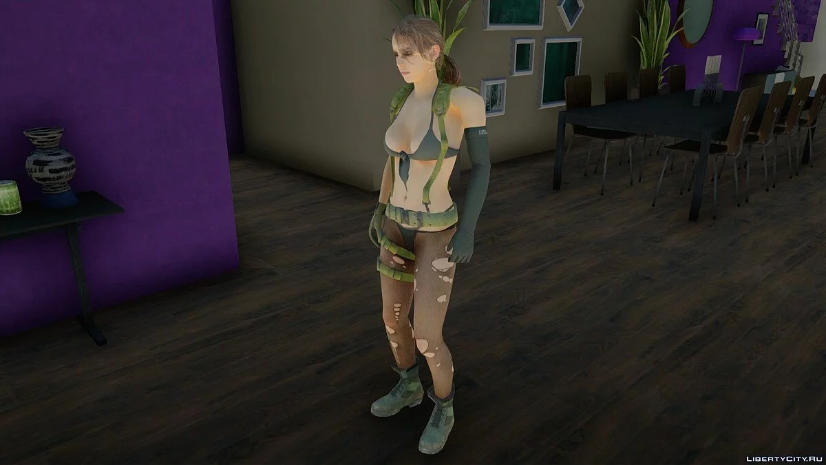 Молчунья из Metal Gear Solid V The Phantom Pain / GTA San Andreas