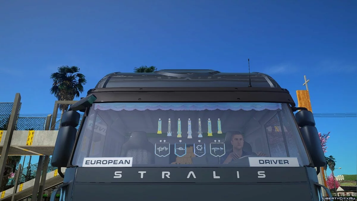Мужчина из игры Euro Truck Simulator / GTA San Andreas