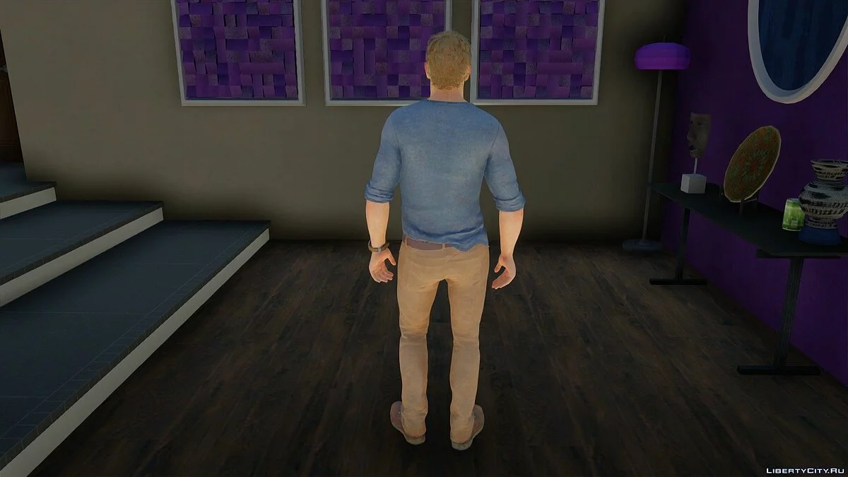 Нейтан Дрейк из Uncharted 4: A Thief's End / GTA San Andreas