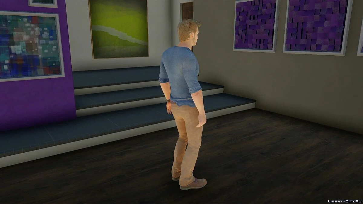 Нейтан Дрейк из Uncharted 4: A Thief's End / GTA San Andreas