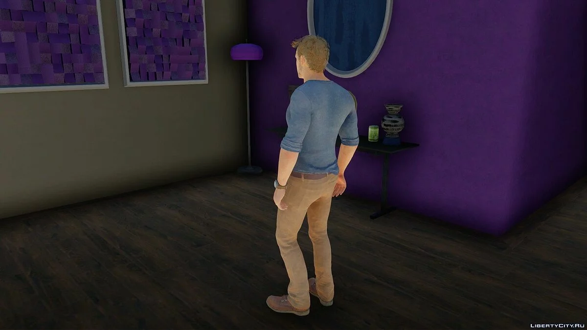 Нейтан Дрейк из Uncharted 4: A Thief's End / GTA San Andreas