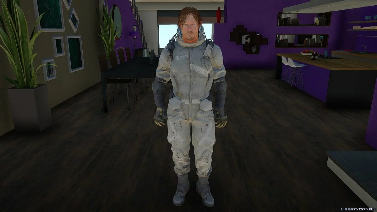 Норман Ридус из Death Stranding / GTA San Andreas