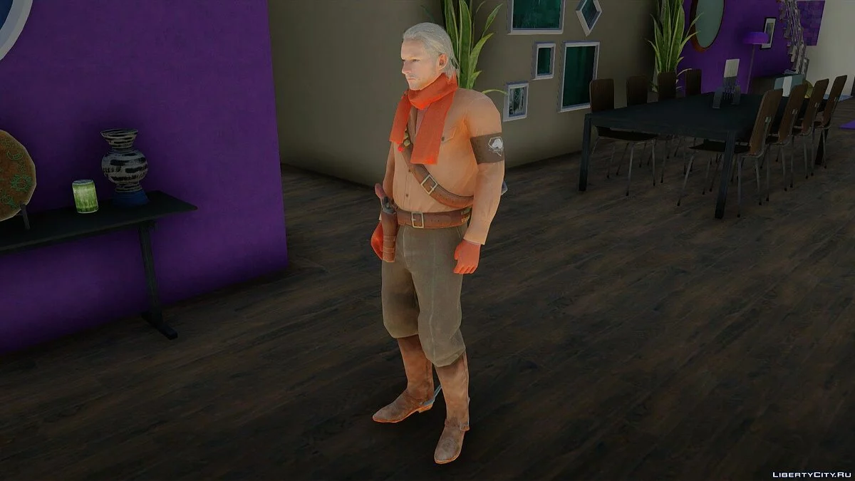 Оцелот из Metal Gear Solid V: The Phantom Pain / GTA San Andreas