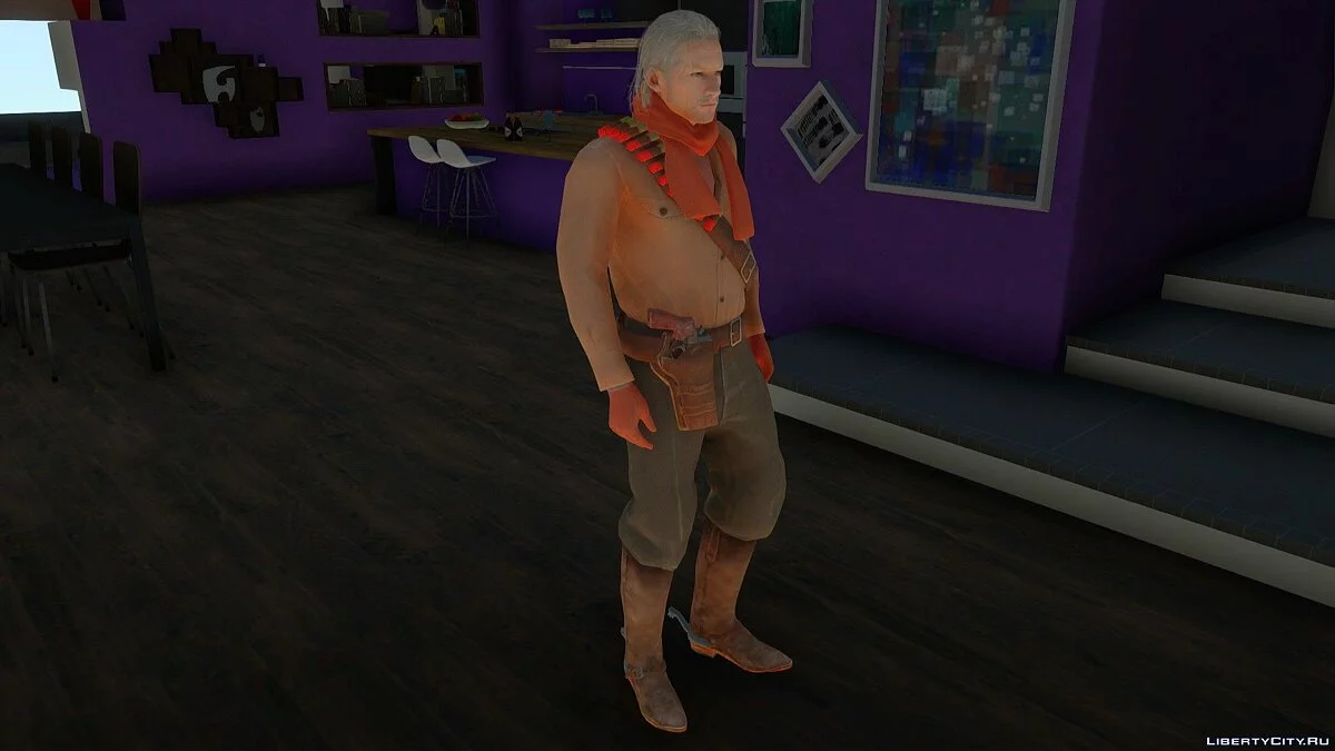 Оцелот из Metal Gear Solid V: The Phantom Pain / GTA San Andreas