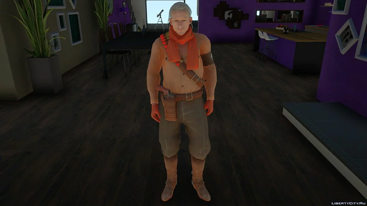 Оцелот из Metal Gear Solid V: The Phantom Pain / GTA San Andreas