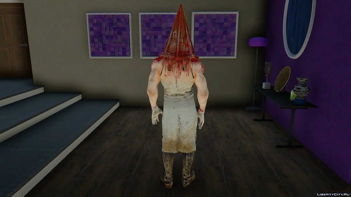 Пирамидоголовый из Dead by Daylight / GTA San Andreas