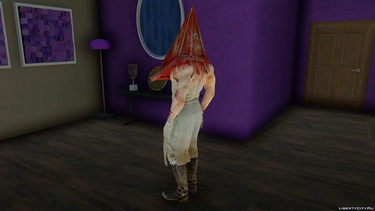 Пирамидоголовый из Dead by Daylight / GTA San Andreas