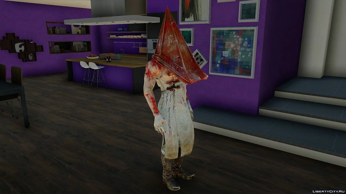 Пирамидоголовый из Dead by Daylight / GTA San Andreas
