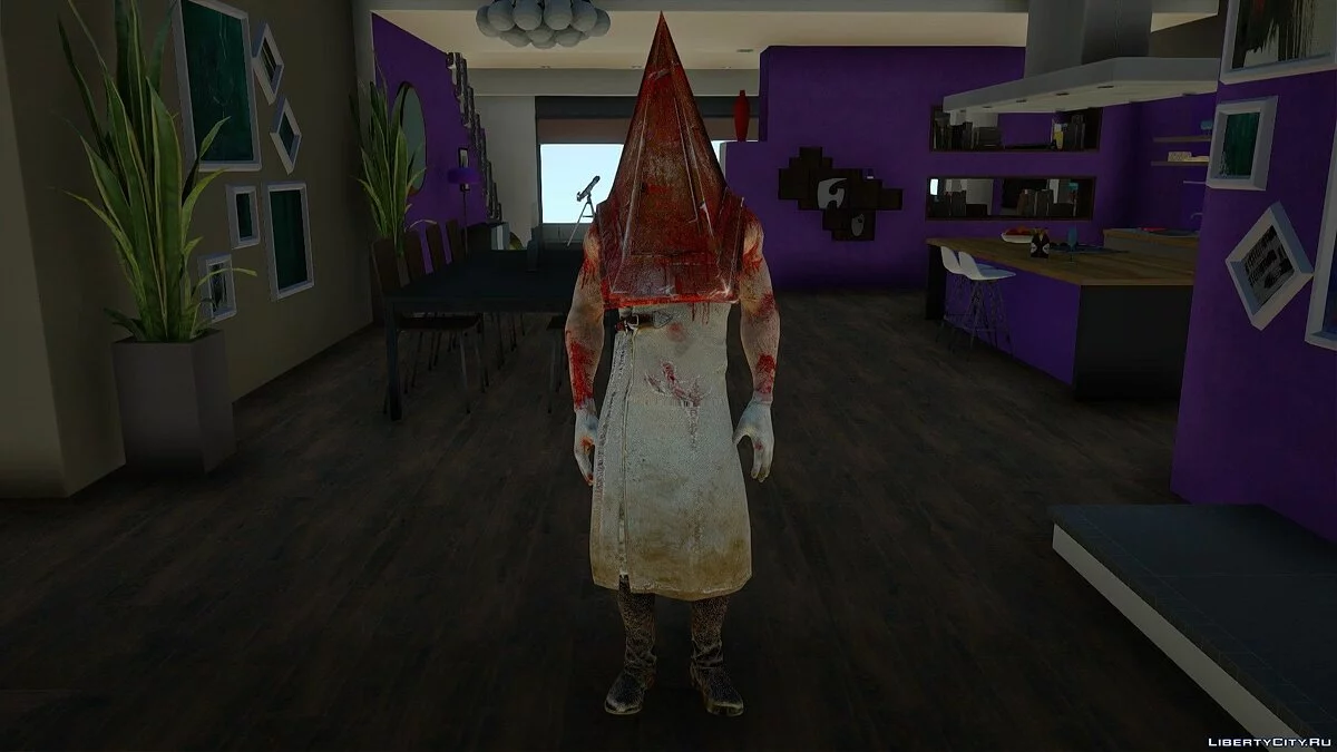 Пирамидоголовый из Dead by Daylight / GTA San Andreas