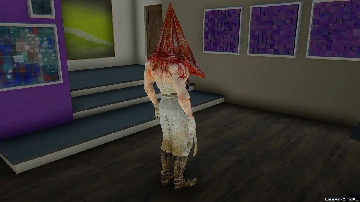 Пирамидоголовый из Dead by Daylight / GTA San Andreas