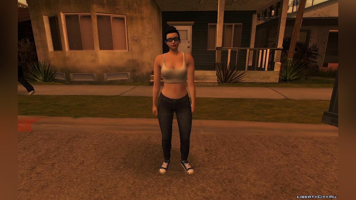 Замена female2.txd в GTA San Andreas (4 файла)