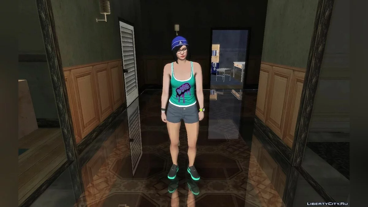 Рандомный скин девушки из GTA Online #17 / GTA San Andreas