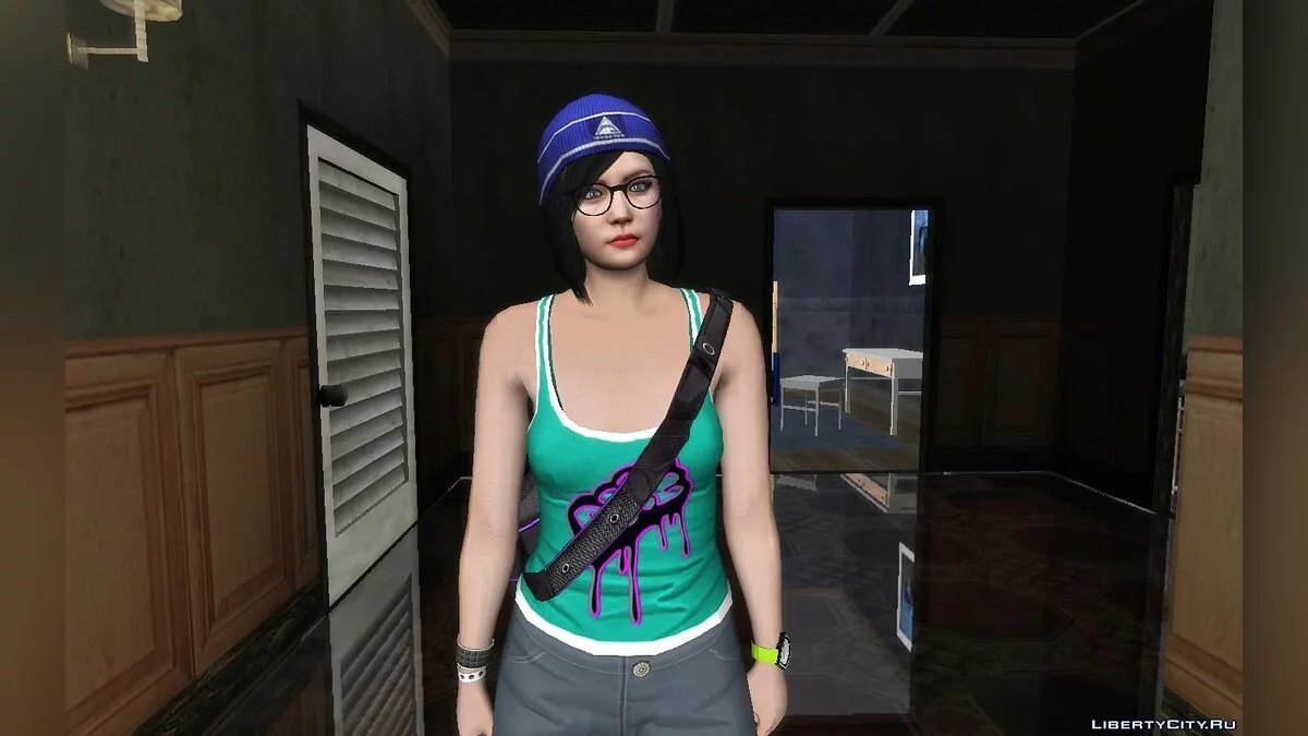 Рандомный скин девушки из GTA Online #17 / GTA San Andreas