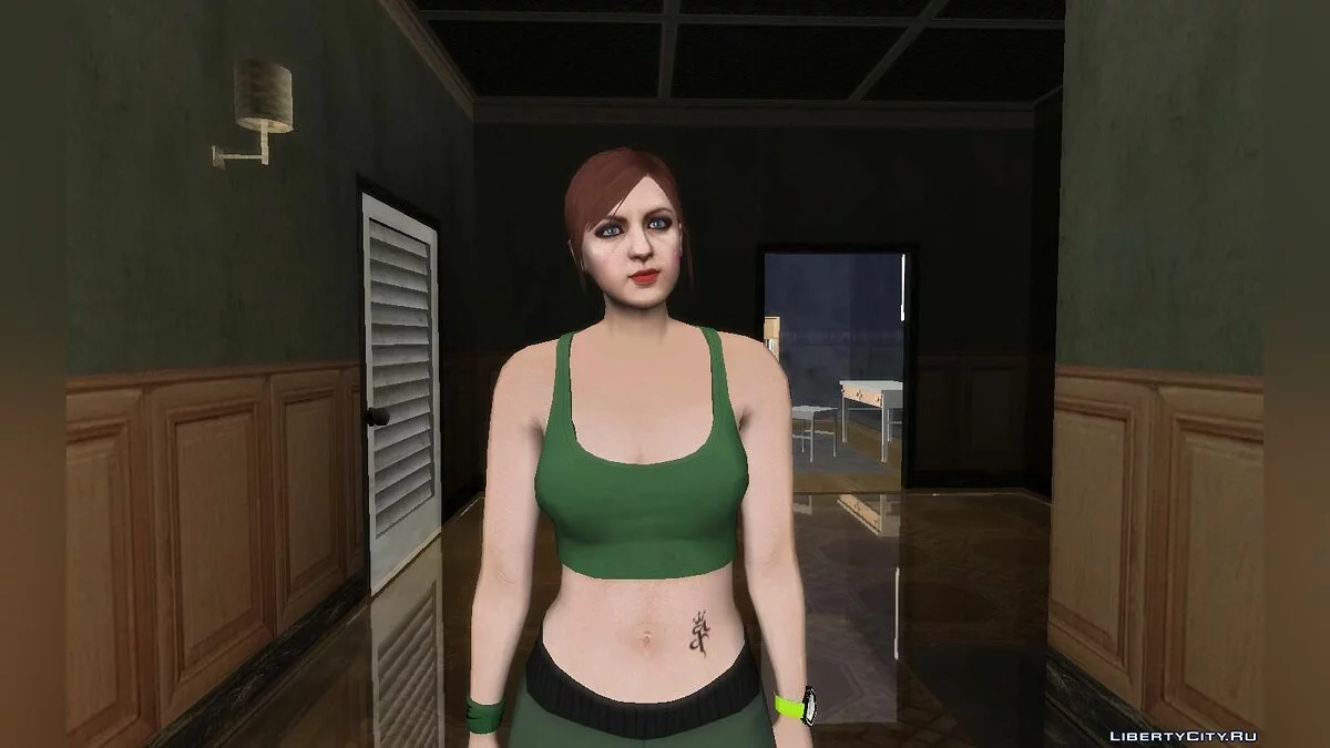 Рандомный скин девушки из GTA Online (В спортивном костюме) / GTA San Andreas