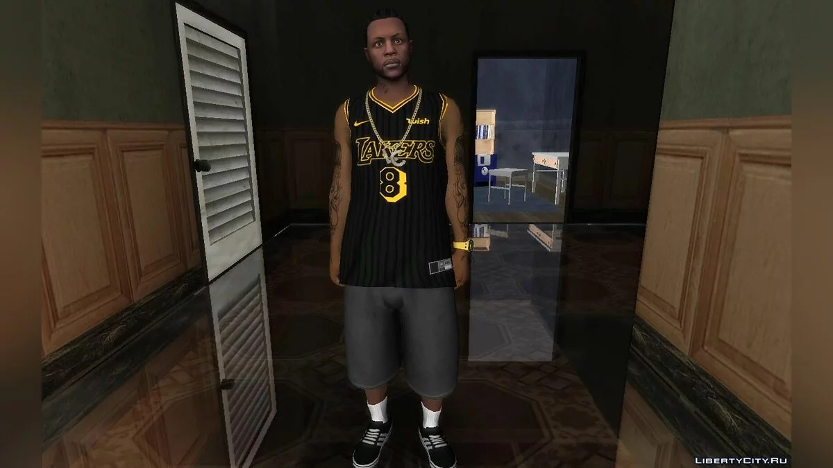 Рандомный скин из GTA Online #13 (Форма Коби из Los Angeles Lakers) / GTA San Andreas