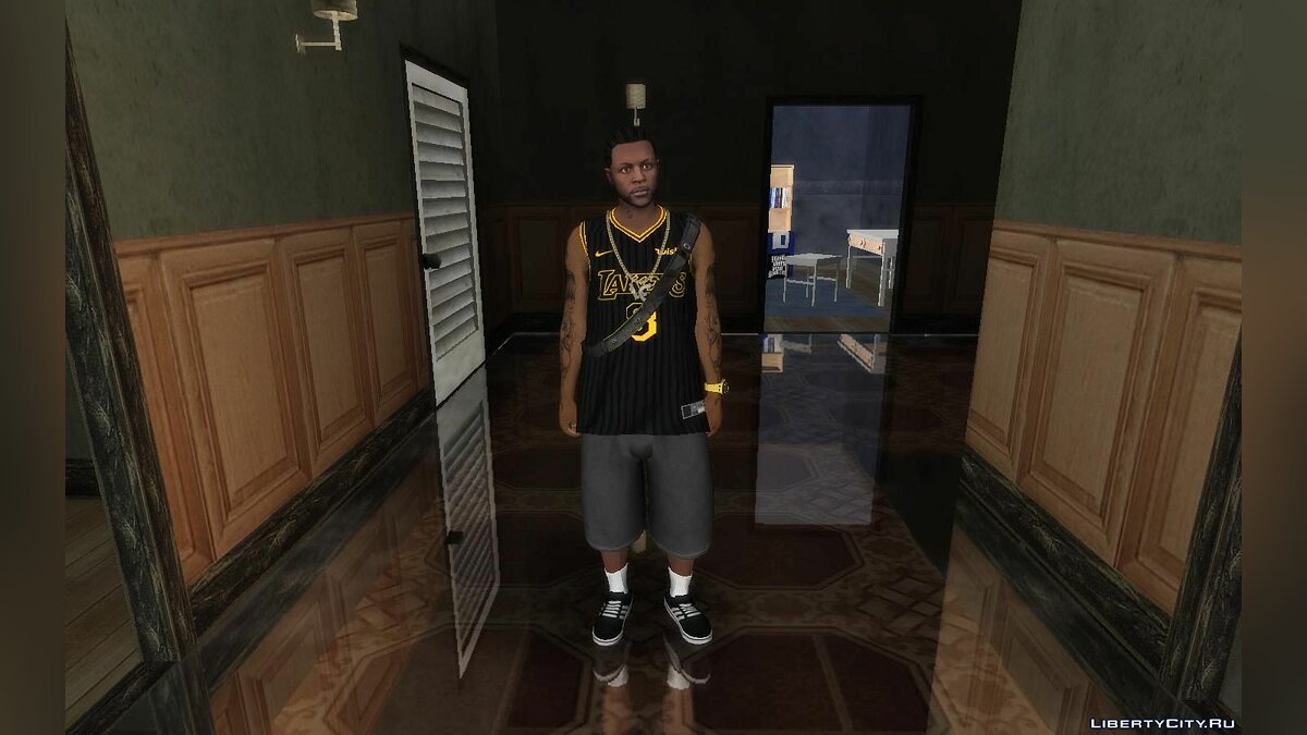 Скачать Рандомный скин из GTA Online #13 (Форма Коби из Los Angeles Lakers)  для GTA San Andreas