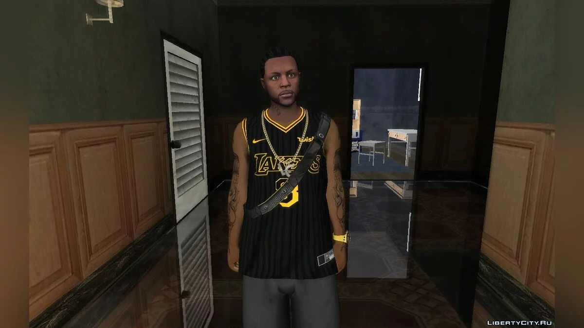 Рандомный скин из GTA Online #13 (Форма Коби из Los Angeles Lakers) / GTA San Andreas