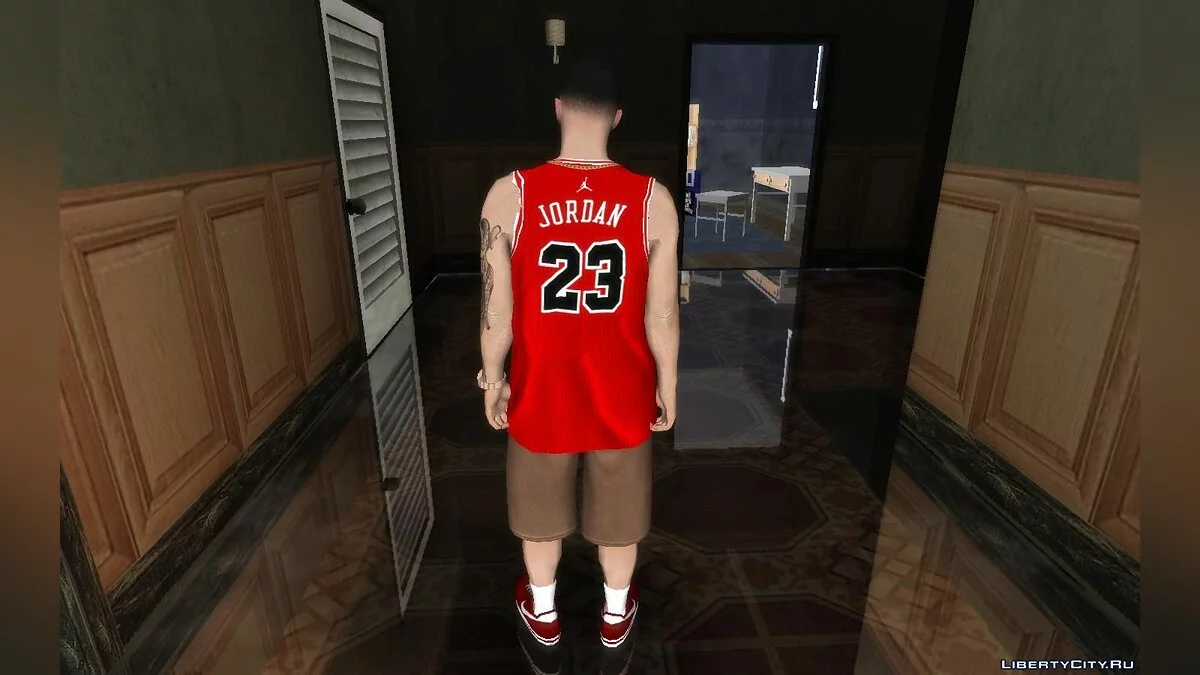 Рандомный скин из GTA Online #14 (Форма MJ 23 из Chicago Bulls) / GTA San Andreas