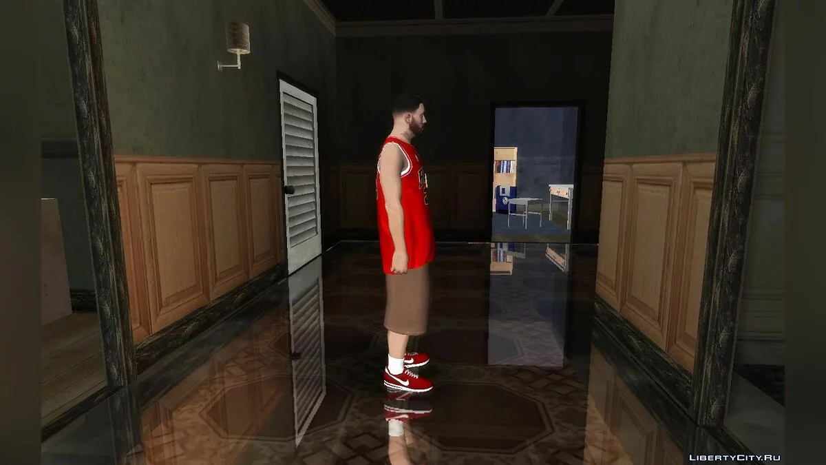 Рандомный скин из GTA Online #14 (Форма MJ 23 из Chicago Bulls) / GTA San Andreas