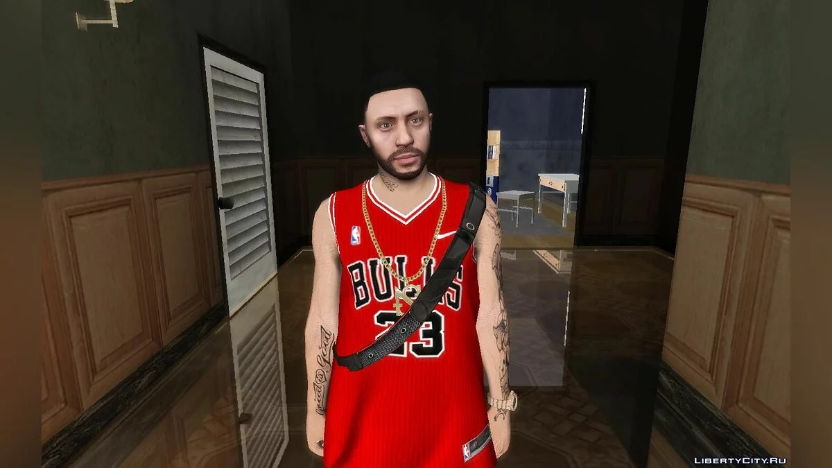 Рандомный скин из GTA Online #14 (Форма MJ 23 из Chicago Bulls) / GTA San Andreas