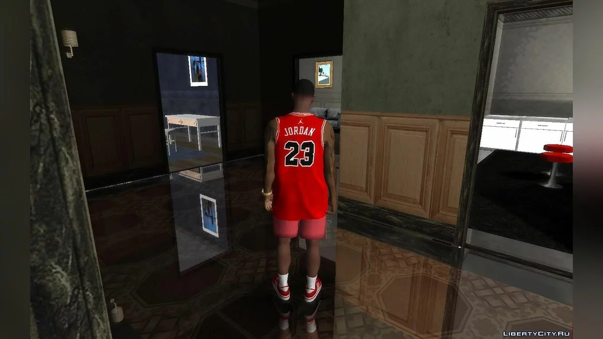 Рандомный скин из GTA Online #15 (Форма MJ23 из Chicago Bulls) / GTA San Andreas