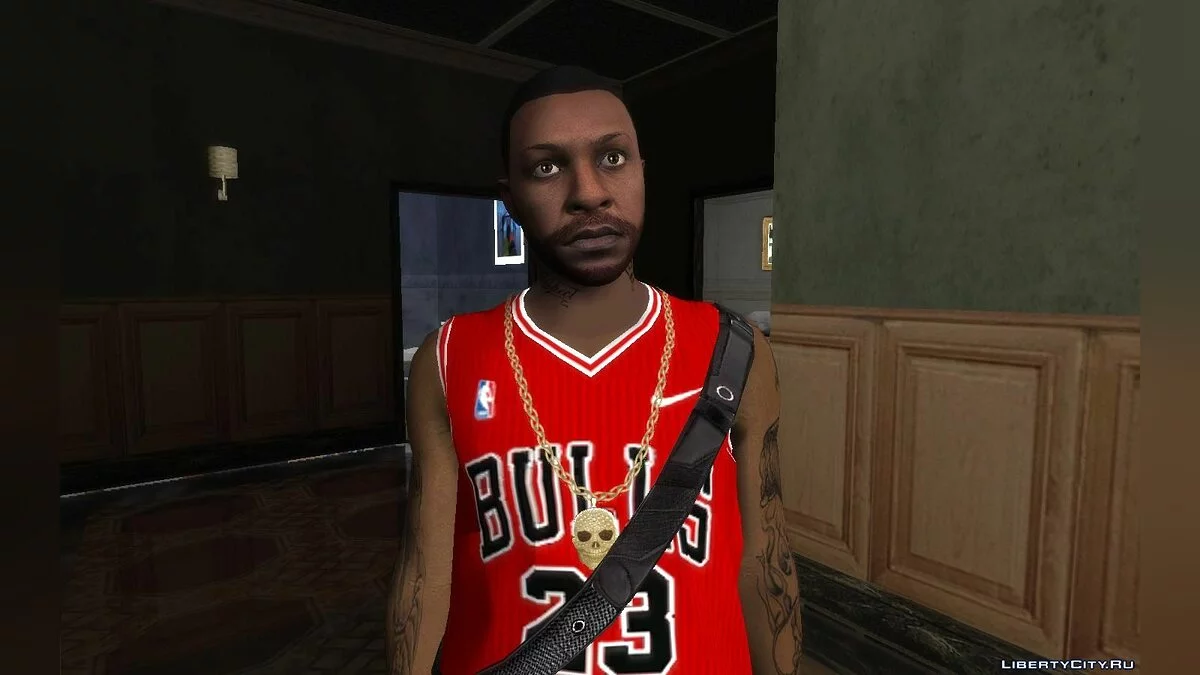 Рандомный скин из GTA Online #15 (Форма MJ23 из Chicago Bulls) / GTA San Andreas