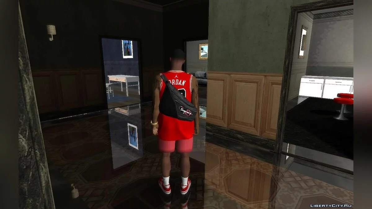 Рандомный скин из GTA Online #15 (Форма MJ23 из Chicago Bulls) / GTA San Andreas