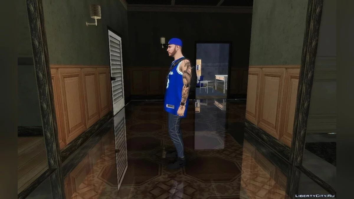 Рандомный скин из GTA Online #16 (Форма  Los Angeles Lakers) / GTA San Andreas