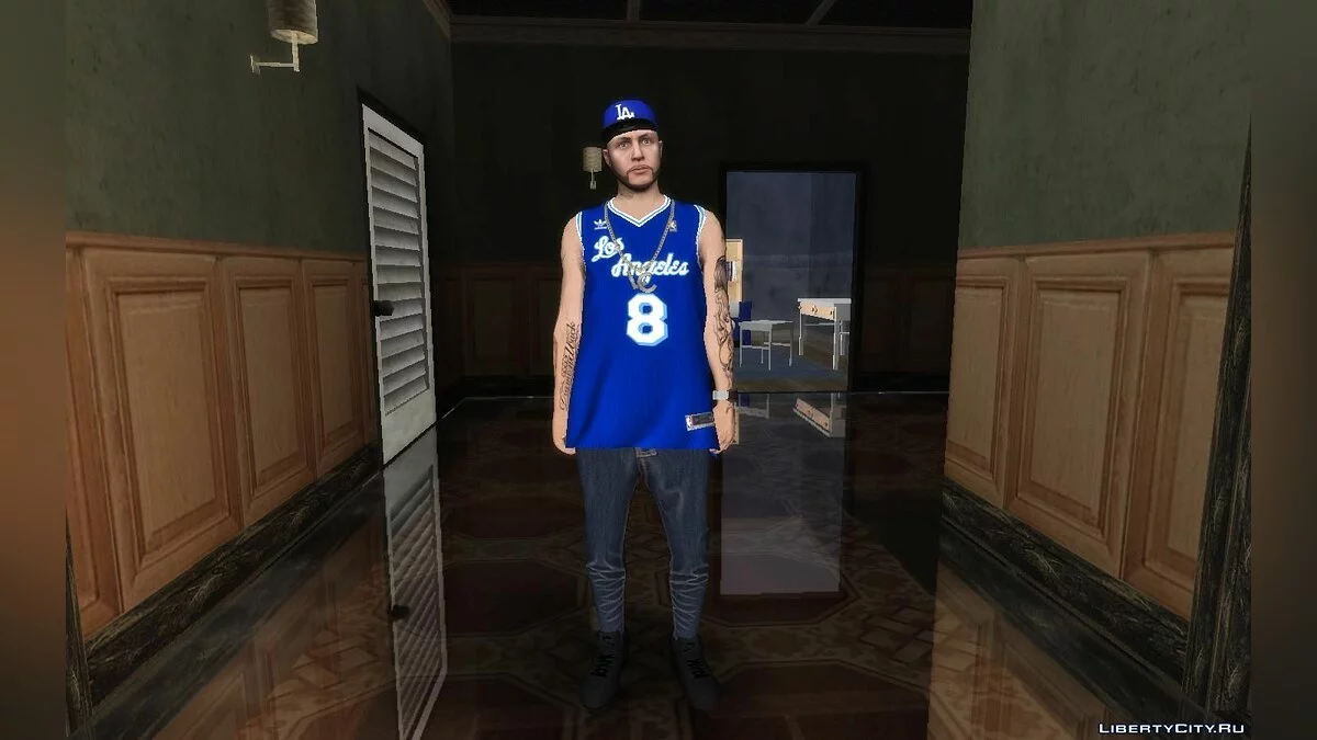 Рандомный скин из GTA Online #16 (Форма  Los Angeles Lakers) / GTA San Andreas