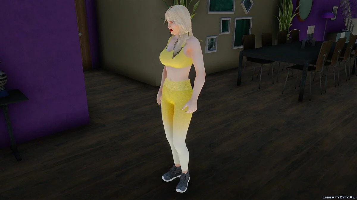 Рейчел в спортивной одежде / GTA San Andreas