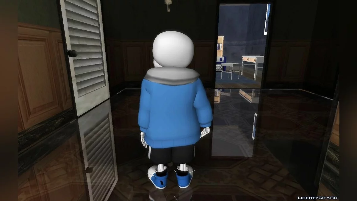 Санс и Папирус из игры Undertale / GTA San Andreas