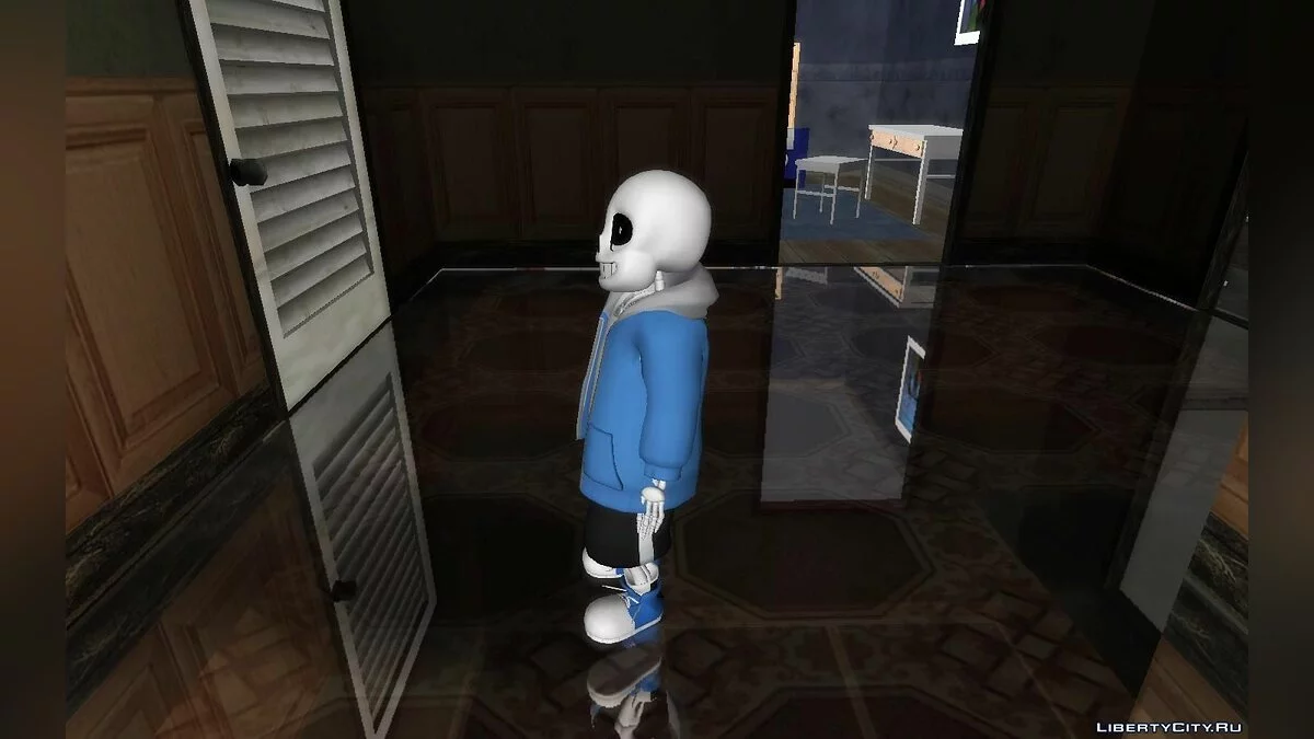 Санс и Папирус из игры Undertale / GTA San Andreas
